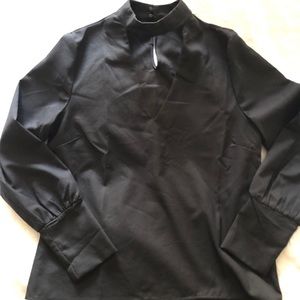 Deep V choker Blouse size S